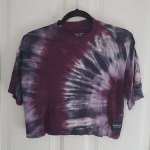 Calvin Klein Tie Dye Crop Top